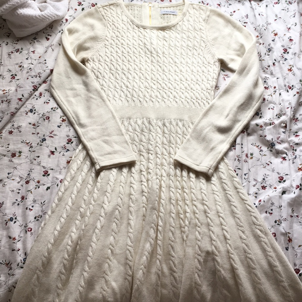 Cable Knit Winter Dress